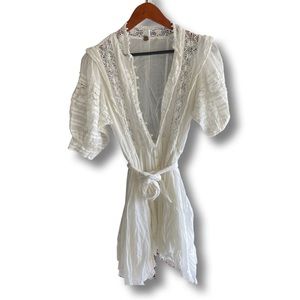 Free People cotton white summery dress